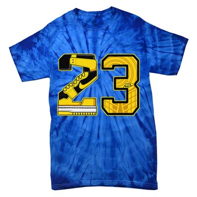 1 High Og Pollen Sneaker Match S Number 23 Halloween Tie-Dye T-Shirt