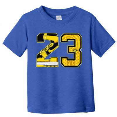 1 High Og Pollen Sneaker Match S Number 23 Halloween Toddler T-Shirt
