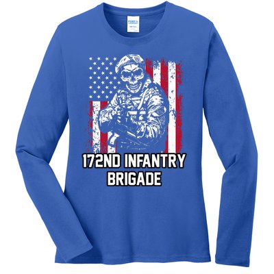 172nd Infantry Brigade Ladies Long Sleeve Shirt