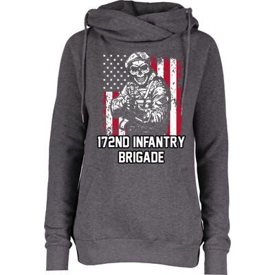 172nd Infantry Brigade Womens Funnel Neck Pullover Hood