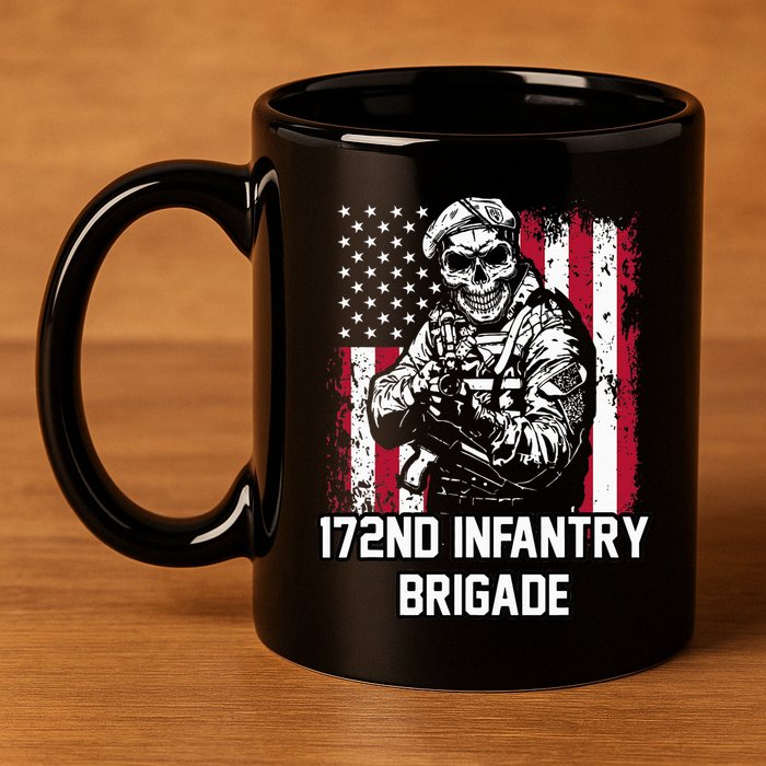 172nd Infantry Brigade 11oz C Handle Ceramic Mug