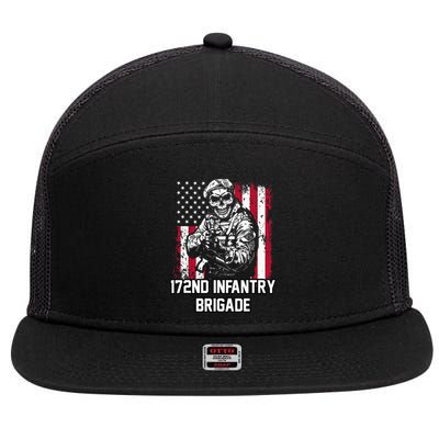 172nd Infantry Brigade 7 Panel Mesh Trucker Snapback Hat