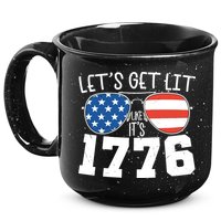 1776 Independence Day 4th Of July 15oz Campfire Ceramic Mug