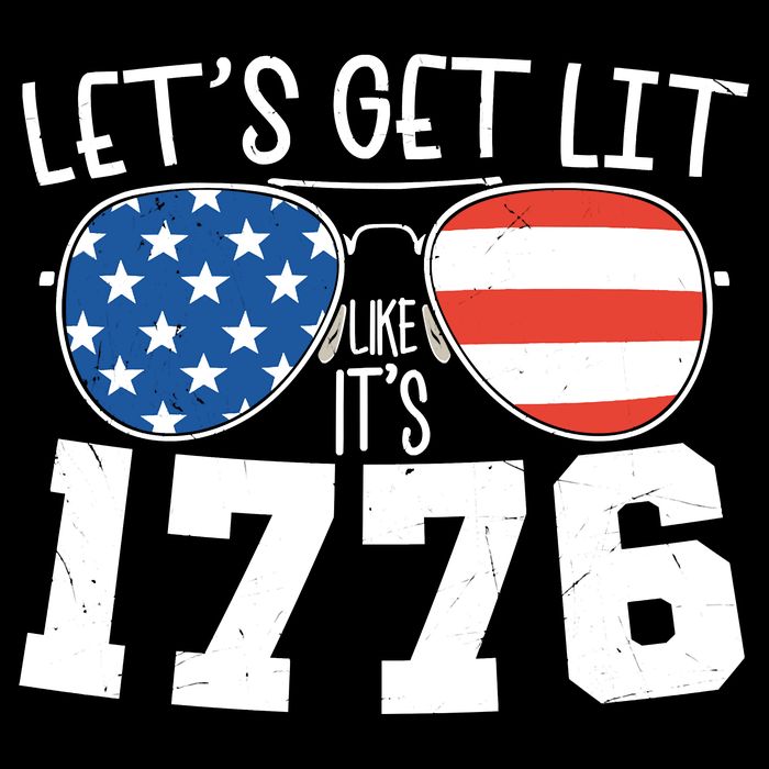 1776 Independence Day 4th Of July Cropped Pullover Crew