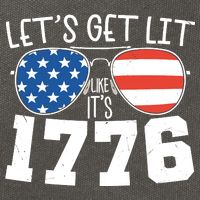 1776 Independence Day 4th Of July Cotton Canvas Backpack