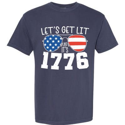 1776 Independence Day 4th Of July Garment-Dyed Heavyweight T-Shirt