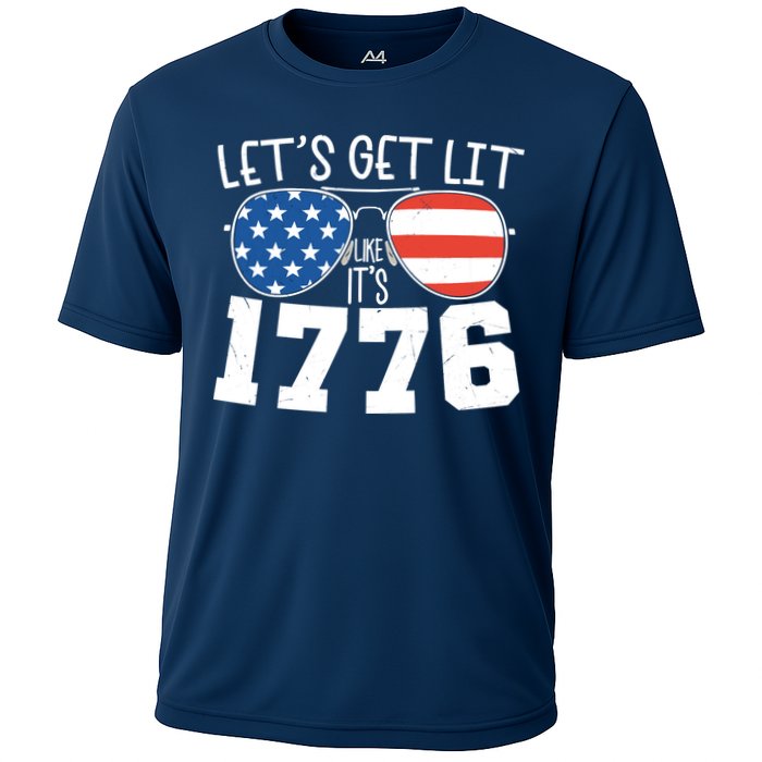 1776 Independence Day 4th Of July Cooling Performance Crew T-Shirt