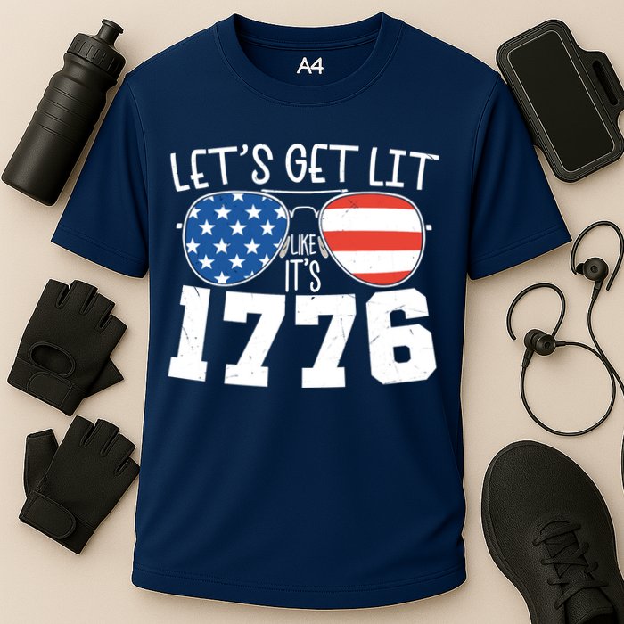 1776 Independence Day 4th Of July Cooling Performance Crew T-Shirt