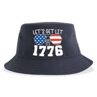 1776 Independence Day 4th Of July Sustainable Bucket Hat