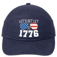 1776 Independence Day 4th Of July 7-Panel Snapback Hat