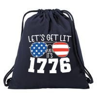 1776 Independence Day 4th Of July Drawstring Bag