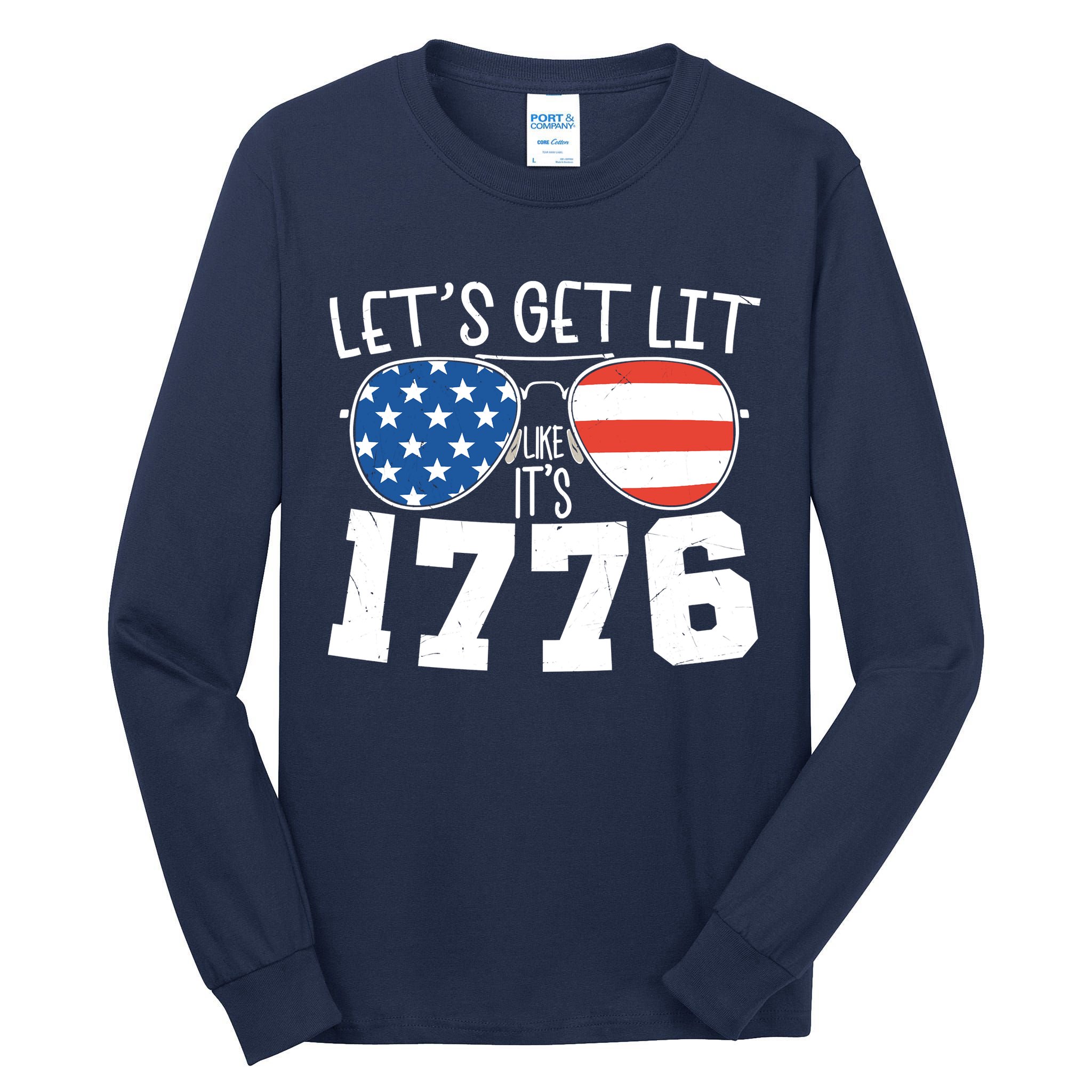 1776 Independence Day 4th Of July Tall Long Sleeve T-Shirt