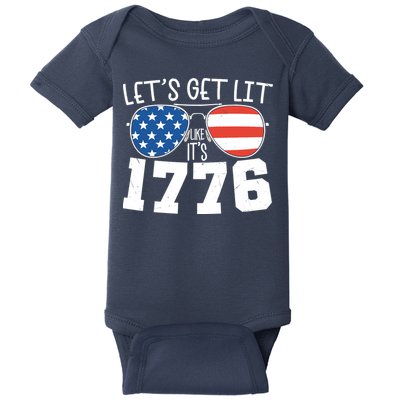 1776 Independence Day 4th Of July Baby Bodysuit