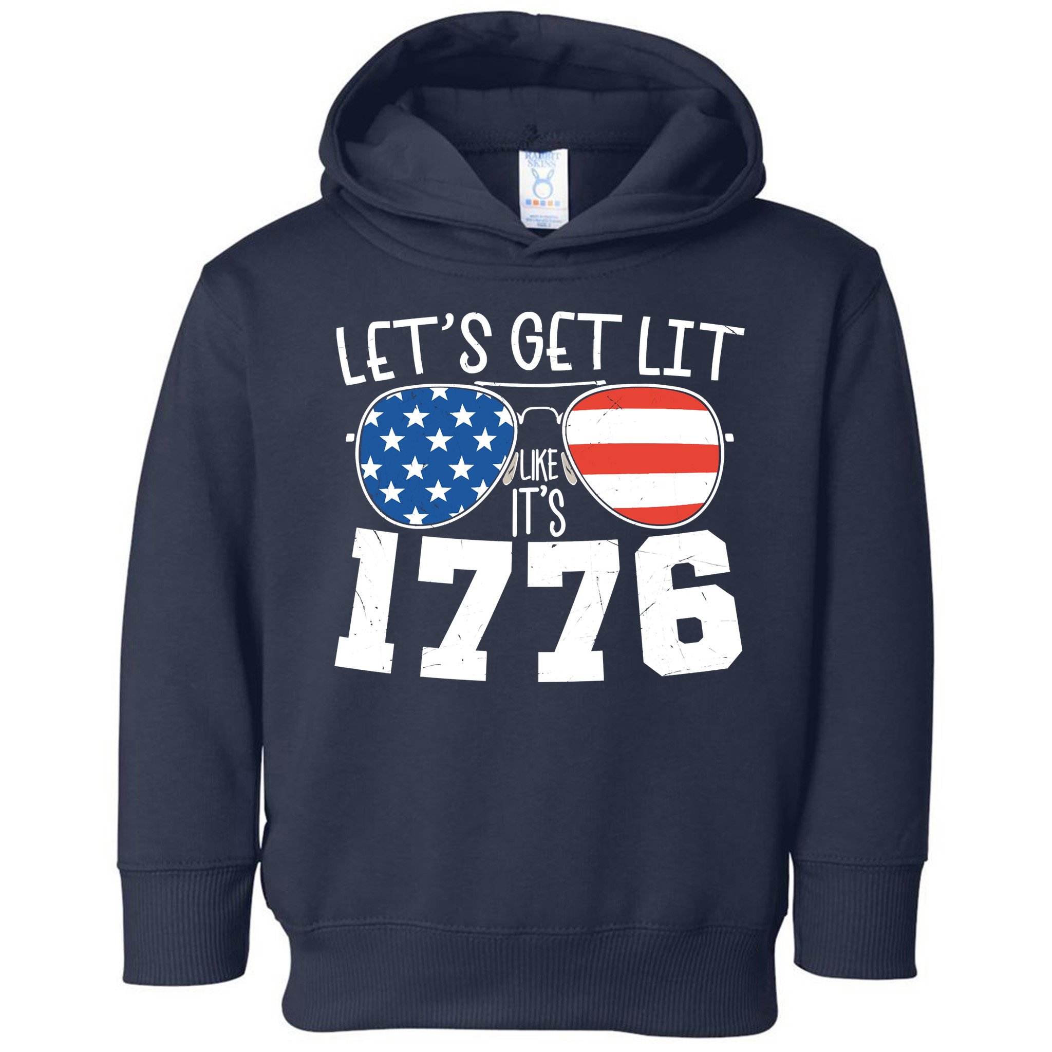 1776 Independence Day 4th Of July Toddler Hoodie