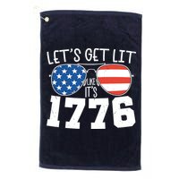 1776 Independence Day 4th Of July Golf Towel