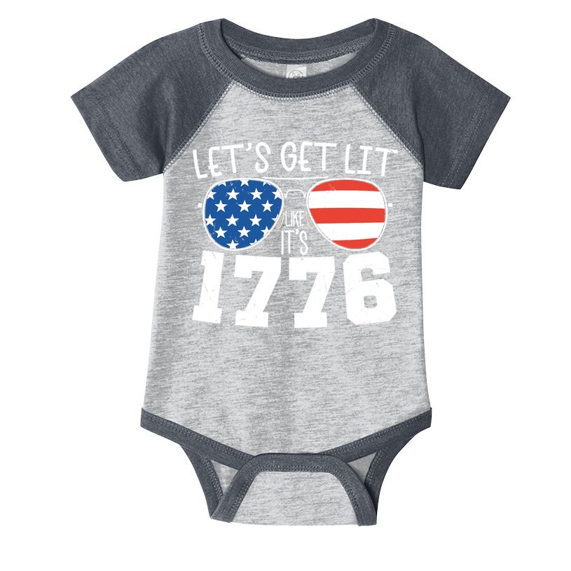 1776 Independence Day 4th Of July Infant Baby Jersey Bodysuit