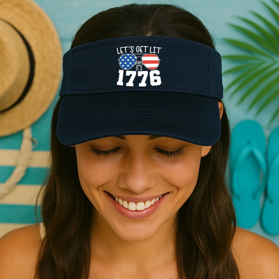 1776 Independence Day 4th Of July Visor