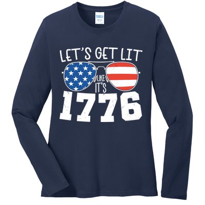 1776 Independence Day 4th Of July Ladies Long Sleeve Shirt