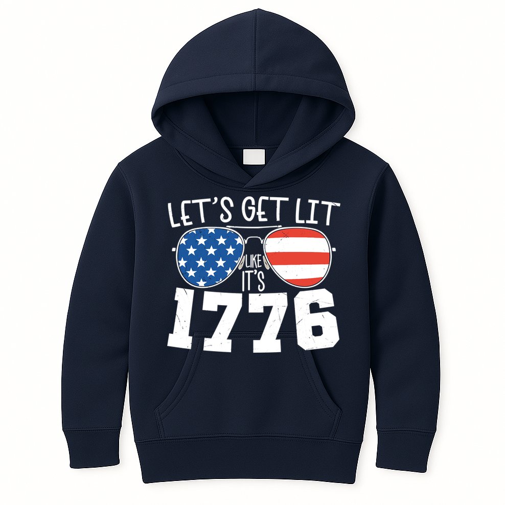 1776 Independence Day 4th Of July Kids Hoodie