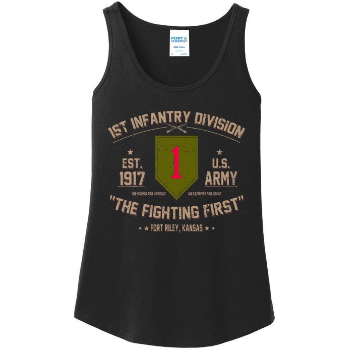 1st Infantry Division Veteran The Fighting First Ladies Essential Tank