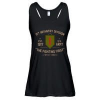 1st Infantry Division Veteran The Fighting First Ladies Essential Flowy Tank