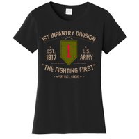 1st Infantry Division Veteran The Fighting First Women's T-Shirt