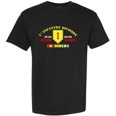 1st Infantry Division Vietnam Veteran, The Big Red One Garment-Dyed Heavyweight T-Shirt