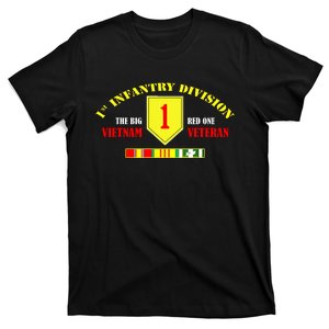 1st Infantry Division Vietnam Veteran, The Big Red One T-Shirt