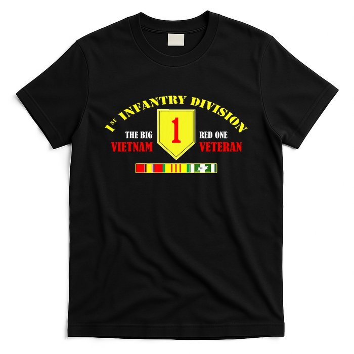 1st Infantry Division Vietnam Veteran, The Big Red One T-Shirt