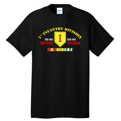 1st Infantry Division Vietnam Veteran, The Big Red One Tall T-Shirt