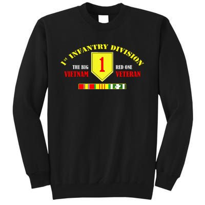 1st Infantry Division Vietnam Veteran, The Big Red One Tall Sweatshirt