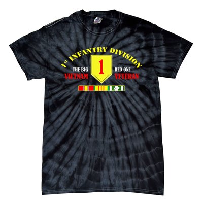 1st Infantry Division Vietnam Veteran, The Big Red One Tie-Dye T-Shirt