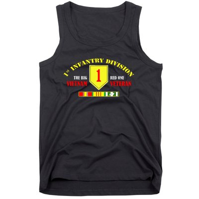 1st Infantry Division Vietnam Veteran, The Big Red One Tank Top