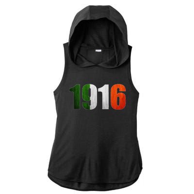 1916 Irish Easter Rising Centenary Commemorative Ladies PosiCharge Tri-Blend Wicking Draft Hoodie Tank