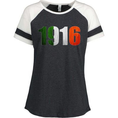 1916 Irish Easter Rising Centenary Commemorative Enza Ladies Jersey Colorblock Tee