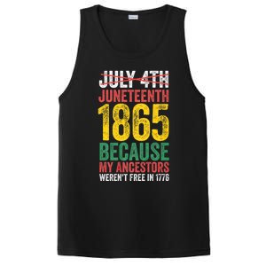 1865 Is Freedom Day My Ancestors Not Free In 1776 Juneteenth PosiCharge Competitor Tank