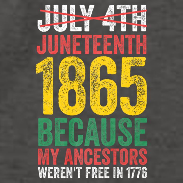 1865 Is Freedom Day My Ancestors Not Free In 1776 Juneteenth Vector Backpack