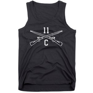 11c Infantry Mortarman Crossed Rifles Tank Top