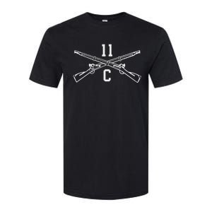 11c Infantry Mortarman Crossed Rifles Softstyle CVC T-Shirt