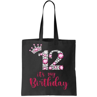 12 Its My Birthday 12th Birthday 12 Years Old Bday Tote Bag