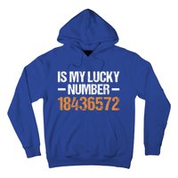 18436572 Is My Lucky Number V8 Engine Gift Hoodie