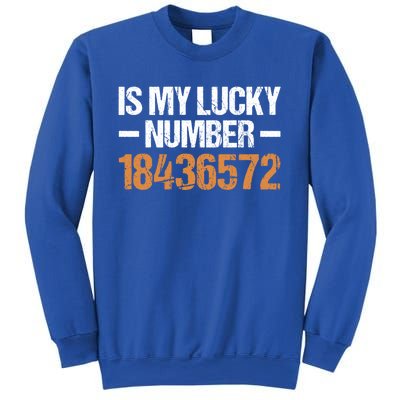 18436572 Is My Lucky Number V8 Engine Gift Sweatshirt