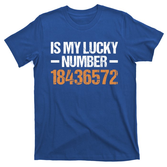 18436572 Is My Lucky Number V8 Engine Gift T-Shirt