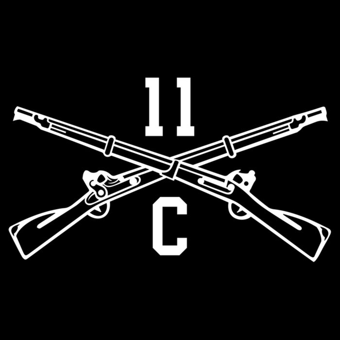 11c Infantry Mortar Crossed Rifles Gift Cooling Performance Crew T-Shirt