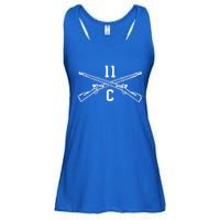 11c Infantry Mortar Crossed Rifles Gift Ladies Essential Flowy Tank