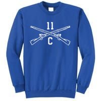 11c Infantry Mortar Crossed Rifles Gift Tall Sweatshirt