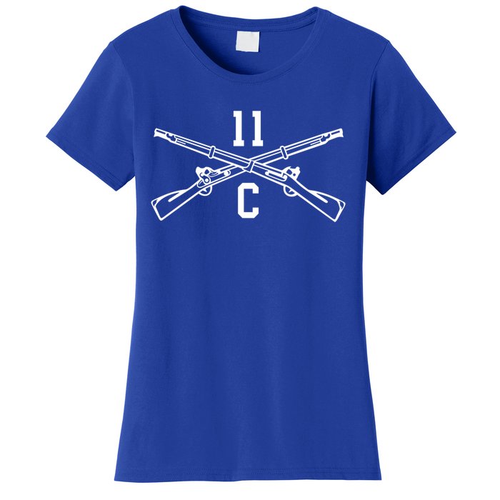 11c Infantry Mortar Crossed Rifles Gift Women's T-Shirt