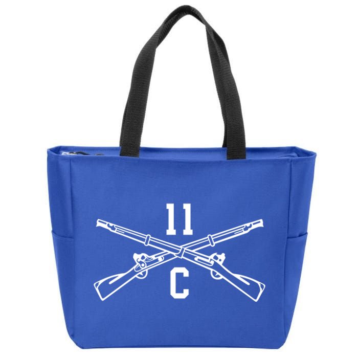 11c Infantry Mortar Crossed Rifles Gift Zip Tote Bag