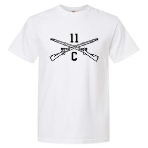 11c Infantry Mortar Crossed Rifles Gift Garment-Dyed Heavyweight T-Shirt