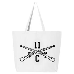 11c Infantry Mortar Crossed Rifles Gift 25L Jumbo Tote